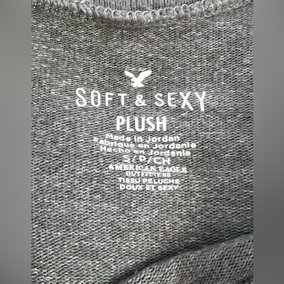 AEO Soft & Sexy Women’s plush tie dye pullover top size Small - Picture 4 of 10